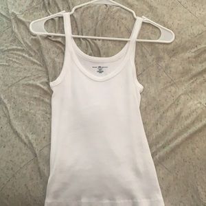 A brandy melville long white tank top.